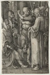 La Pasión: Cristo ante el sumo sacerdote, 1521