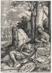 El poder de las mujeres: Sansón y Dalila, c.1512 (xilografía)