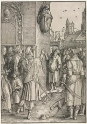 El Poder de las Mujeres: El poeta Virgilio suspendido en una canasta, c. 1512