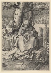 La Virgen y el Niño con dos ángeles, 1523