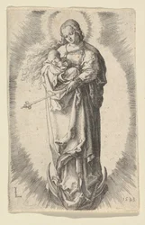 La Virgen con el Niño en la media luna, 1523