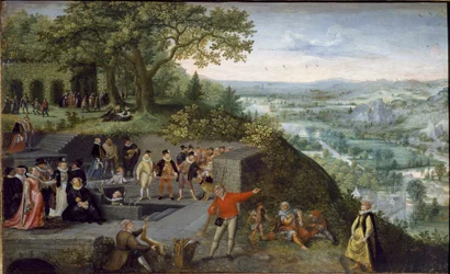 El emperador Rodolfo II en una cura de bebida