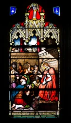 Saint-Pol de Léon (Finistère), catedral de Saint-Paul-Aurélien / Rosetón del transepto sur (foto)