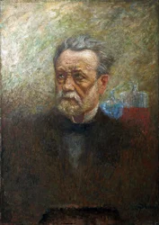 Retrato de Louis Pasteur (1822-1895) (óleo sobre lienzo)
