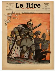 Portada de "Le Rire rouge", Satírico en Colores