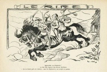 Ilustración en Le Rire