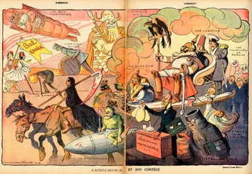 La Baionnette, Satírico en Colores