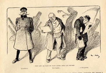 Le Rire rouge, Satírico en N&B