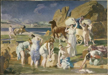 Nausicaa, en 1915 (óleo sobre lienzo)
