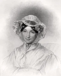 Frances Trollope, grabado por W. Holl, de 