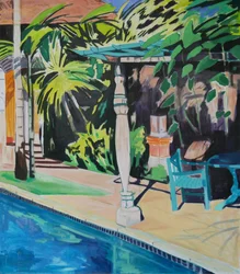 Melocotón, 2021 (óleo sobre lienzo)