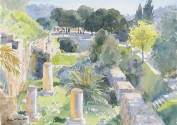 Columnas romanas, Jerusalén Viejo