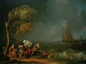 El ferry en la tormenta