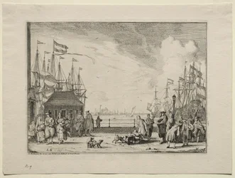 Puerto en Ámsterdam, 1701