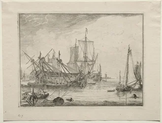 Barcos en reparación, 1701