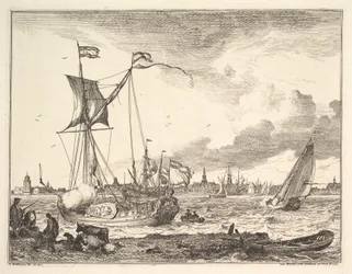 Escena del puerto