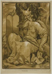 Moisés con las Tablas de la Ley