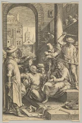 La coronación de espinas, de La Pasión de Cristo, ca. 1623.