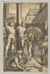 La flagelación, de La Pasión de Cristo