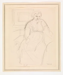 Mujer sentada