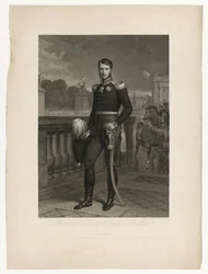 Federico Guillermo III en la Plaza de la Concordia