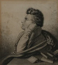 Retrato del poeta Heinrich Heine 1797-1856, 1827