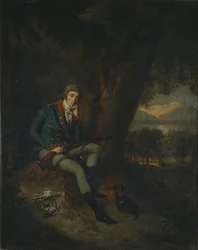 Retrato del Conde Nikita Petrovich Panin 1770-1837 en traje de caza