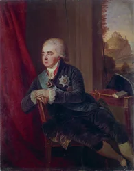 Retrato del vicecanciller Príncipe Alexander Kurakin 1752-1818, 1801