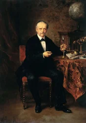 Retrato de Hermann Ludwig Ferdinand von Helmholtz 1821-1894, 1881