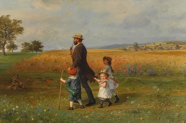Paseo dominical. 1889