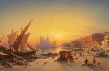 Venecia con luz de atardecer