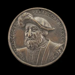Francisco I, 1494-1547, Rey de Francia 1515 [anverso], 1537