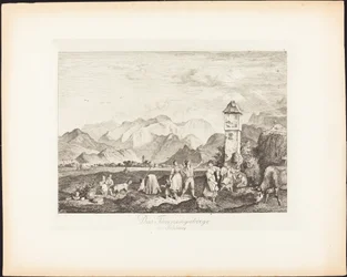 Das Tännnengebirge bei Salzburg