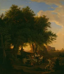 La fuente en Grottaferrata, 1832