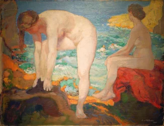 L. v. Hofmann, Bañistas en el mar