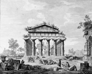 El templo de Juno en Paestum