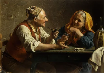 La pareja feliz