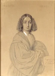 Retrato de George Sand, 1837