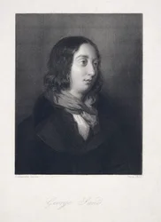 Retrato de George Sand, pub. 1837