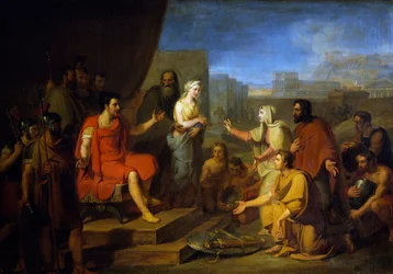 Continencia de Escipión (óleo sobre lienzo)