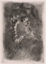 Retrato de una Joven en Perfil