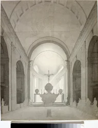 Vista interior de una iglesia