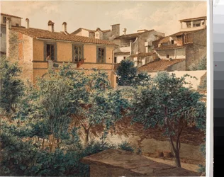 Vista de casas en Florencia