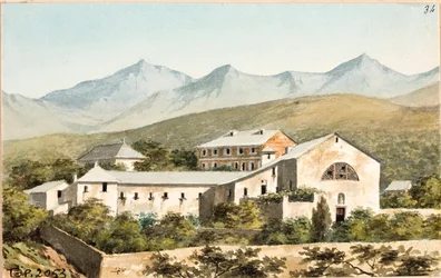 Vista del santuario Nostra Signora del Monte, Génova