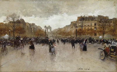 Rond Point des Champs Elysees, París