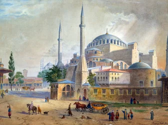 La Hagia Sophia en Constantinopla