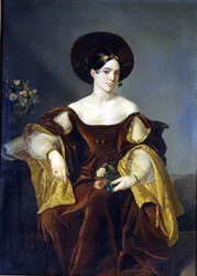 María de la Felicidad Malibrán (1808 - 1836) Pintura de Luigi Pedrazzi.Museo della Scala de Milán