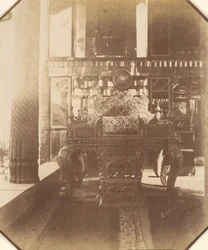 [Golestán, el Trono del Pavo Real, Teherán, Irán] Takht-I Taous, años 1840-60