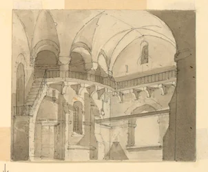 Diseño de escenario, interior de prisión