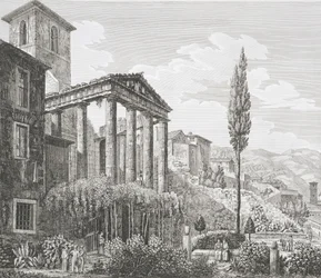 Templo de Hércules en Cora, de 